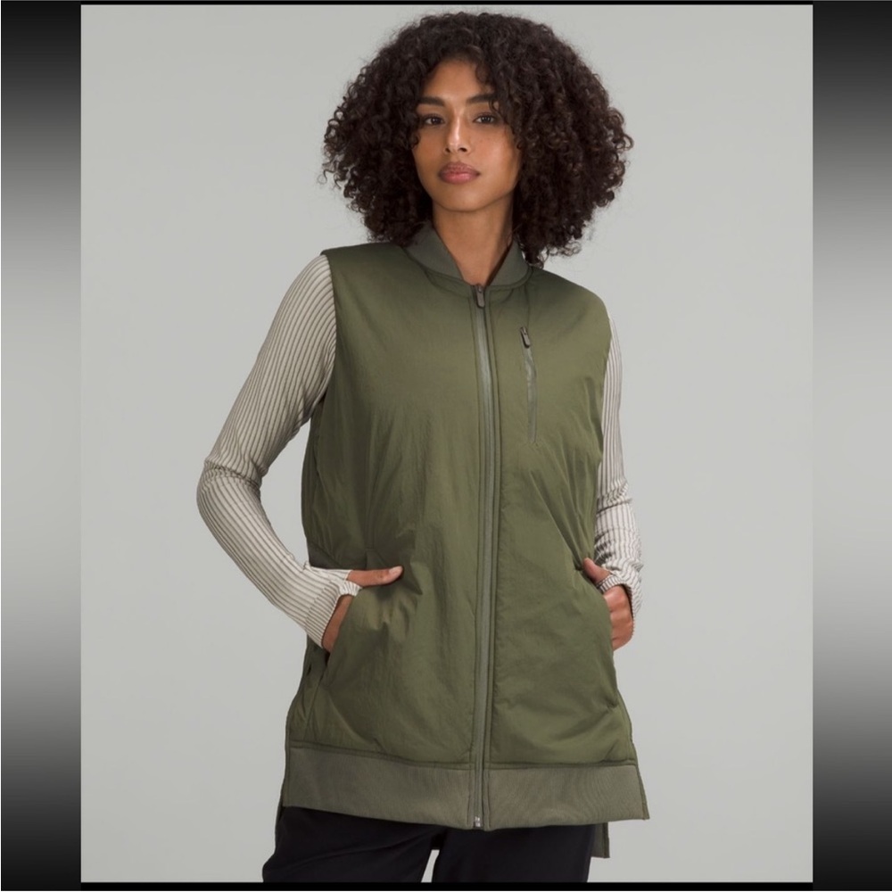 Lululemon Long Insulated Bomber Vest